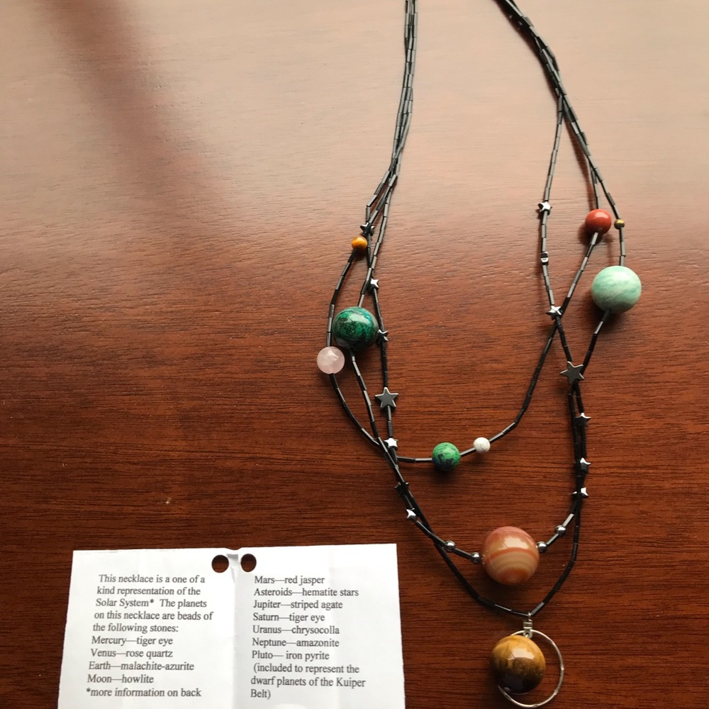 Solar System Necklace